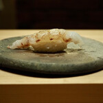 ひとつ - アカスエビの昆布締め