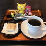 Cafe karin - もなかとコーヒーのセット　500円(税込)