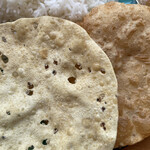 マドライキッチン - パパド、プーリー