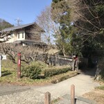 山辺の道 花もり - 店が見えて来ました