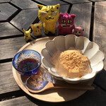 山辺の道 花もり - 挽きたてきなこのわらびもち　単品だと500円（税込）