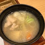 とんかつ けい太 - トン汁お代わりd(￣ ￣)