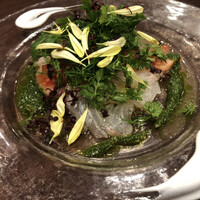 トラットリア イル レガーロ - 真鯛と鰆のカルパッチョ