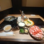 さん志ち - しゃぶしゃぶサービスランチ