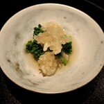 薪鳥新神戸 - 菜の花 みぞれ酢和え