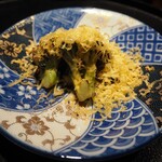 薪鳥新神戸 - 薪火焼きブロッコリー + チェダーチーズ