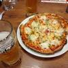 Gasuto - ビールとマルゲリータピザ
