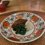 妙見石原荘 食菜石蔵 - 黒牛黒酢煮込み