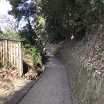 桧原御休処 - 「山辺の道　花もり」を、出た直後の道