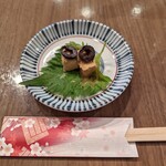 Soba Dainingu Shun - 「クリームチーズのたまり醤油漬け」