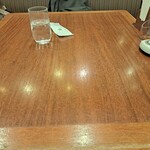 ロイヤルホスト - 私が座ったテーブルです。