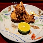 銀座 しのはら - フグの唐揚げ