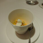 リストランテ カノフィーロ - 人参のムース　サツマイモと金柑