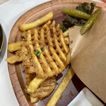 87cafe - 87 Burger & Potato Plate – JPY 1,584, Potato Flavor (Truffle) + JPY 99