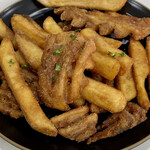87cafe - Two Types of French Fries @ JPY 385, Potato Flavor (Butter Soy Sauce) + JPY 55