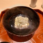 銀座 稲葉 - 豆腐　出汁含め煮