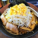 太麺 太郎 - 辛みそラーメン並＋もやしトッピング