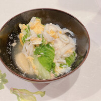 うを徳 - 筍と白魚の卵とじ