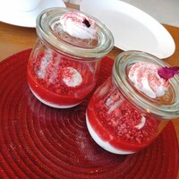 オールデイダイニング オアシスガーデン - バラ香るストロベリースープ