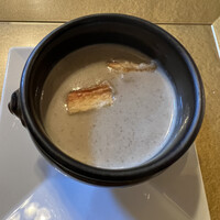 フレンチ 奥村邸 - ごぼうのスープ　めっちゃごぼう