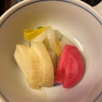 鰻割烹 伊豆栄 不忍亭 - お新香