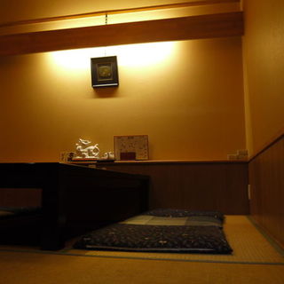 The warm light envelops the entire store.