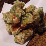 おふろ - 新物アオサのちくわ磯辺揚げ