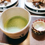 福わ家 - 食前の抹茶