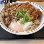 かつや - 牛すきチキンカツ丼