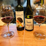 炭と伊 to-re - ペアリング３杯目は赤。好みのものを選びました