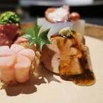 日本焼肉はせ川 別亭 - 梅花百合根、たたみ鰯