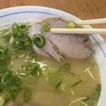 安全ラーメン - しっかりしたチャーシュー