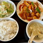 中国料理 天天 - 酢豚定食