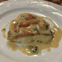 OSTERIA AL BUCO - ■愛媛まだいいのムニエル バジルチェリートマトクリームソース¥1,600