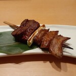 Nikuan Kotakino - メイン前に出てきた串焼きも美味しかったです