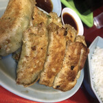 龍門 - 餃子（大）ライス（大）