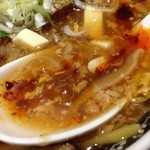 cha-hantosanra-tannomisekinshariya - 酸辣湯麺（スープ）