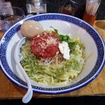 塩そば専門店 桑ばら - バジルの和えそば