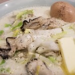 塩そば専門店 桑ばら - 地御前産牡蠣ホワイト