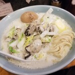 塩そば専門店 桑ばら - 地御前産牡蠣ホワイト