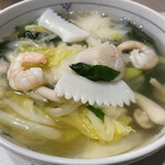 中国料理 桃谷樓　 - またまた別の日に頼んだ海鮮湯麺様です