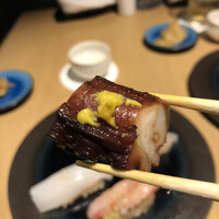 北新地 鮨 千功堂 - タコの旨煮を和がらしで