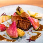 中華ダイニング 一途一心 - 2023.2 牛ウチモモ肉ブラックペッパーソース