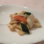 中国料理 満楼日園 - 鶏肉と野菜の淡塩炒め