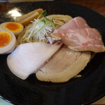 Menya Haruka - 豪華盛り鯖醤油乃つけ麺(1,000円＋330円)