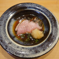鮨 十兵衛 - メジまぐろ、ポン酢