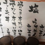 虎之助 - メニュー表