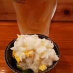 イザカヤ 海坊主 - ビールと付きだし