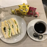 マヅラ喫茶店 - ミックスサンド・モーニング　400円(税込)  ※上からも