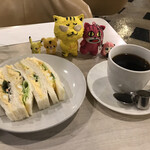 マヅラ喫茶店 - ミックスサンド・モーニング　400円(税込)